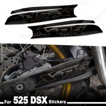 Motorcycle Swingarm Sticker Rotating Shaft Protection Decal For VOGE Valico DS525X 525DSX DSX525 525 DSX Black Knight