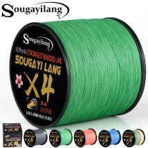 Sougayilang pleciona linka 4X 100/300m 5 kolor wszystkie dla żyłki MaxDrag 66LB Multifilament PE