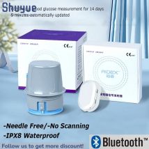 Aidex Czujnik glukozy Nadajnik Glukometr Monitor cgm Ciągłe testowanie poziomu glukozy w cukrzycy bez przekłucia Freestyle Libre