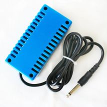 Blaue Schale rechteckige Edelstahl-Ionen-Array für Ionen reinigungs gerät Detox Spa Zubehör Fuß Spa Entgiftung steil