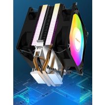4 Heatpipes Processor Cooler 4PIN PWM RGB Cpu Tower Fan for Intel LGA 2011 1366 X79 X99 1700 1200 1150 AMD AM4 AM2 AM3 AM5