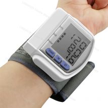 Tensiometro digitale Salute Medical BP Sfigmomanometro Polsino da polso Monitor digitale della pressione arteriosa Misuratore di impulsi della frequenza cardiaca