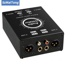 1 PCS RCA Isolator 6,35 XLR Audio Noise Filter Noise Suppressor Isolator für PC Langlebige Buchse auf Stecker Beseitigen Sie den gemeinsamen Boden