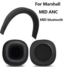 Cuscinetti auricolari HeadBeams Cuscino per Marshall MID ANC Cuffie Bluetooth Cuscinetti Spugna Cuscino in schiuma morbida Sostituzione fascia