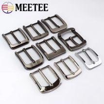 Meetee 1/2/5pcs Fibbie per cinture con perno in metallo per uomo Donna 35/40mm Cintura Testa