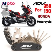 Misura per Honda ADV350 ADV150 ADV 150 350 2020 2021 2022 2023 Set di cacciaviti per riparazione di attrezzi per moto di alta qualità e lucchetto per casco