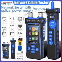 NOYAFA NF-8508 Network Cable Tester LCD Digital Rechargeable Network Line Finder Wire Tracker PoE Checker Optical Wire Meter