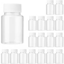 10 sztuk 15 ml/20 ml/30 ml/50 ml/100 ml butelki z możliwością wielokrotnego napełniania fiolki pojemnik do przechowywania odczynników plastikowa zakrętka