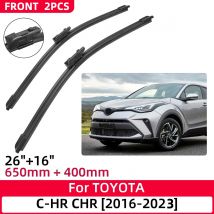 2PCS Für TOYOTA C-HR CHR 2016-2023 26 "+ 16" Front Wischer Klingen Windschutzscheibe Windschutz fenster Cutter Zubehör 2016 2017 2018