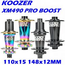2025 Fahrradnaben KOOZER XM490 PRO BOOST Mountainbike-Nabe, Stahlwelle, abgedichtetes Lager, 148 x 12 mm, 110 x 15 mm, 28/32 Löcher, Lärmnabe