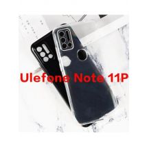 Soft Silicone TPU Case For Ulefone Note 11P Phone Black Slim Anti-fall Protective Shell For Ulefone Note 11P Back Cover
