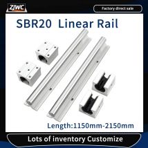 Linearschienen-Set SBR20 1200 1500 1300 1400 1600 1800 mm 2100 mm 2 Stück Linearführung + 4 Stück Blocklager SBR20UU SBR20LUU für CNC-Teile