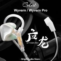 Kinera Celest Wyvern / Wyvern PRO / Wyvern Black 1DD Auricular intrauditivo Controlador dinámico 0,78 mm Auriculares HiFi con cable Micrófono para juegos