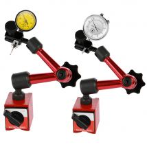 Comparatore Supporto magnetico Quadrante Calibro Foro Supporto magnetico Base Micrometro Strumenti di misura Indicatore di tipo ora Comparatore Orologio