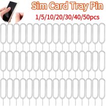 SIM-Karten-Schlüsselablage, Auswurfstift, tragbares Entfernungswerkzeug, Zubehör für iPhone, Samsung, Xiaomi, SIM-Kartenöffner, Entferner, Nadel, 1–50 Stück