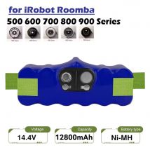 Nuova batteria di ricambio Ni-MH da 14,4 V 12800 mAh per irobot Roomba 500 600 700 800 900Serie 585 595 600 610 620 630 631 650 660 760
