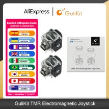 GuliKit Anti-Drift TMR Joystick per PS4 Xbox Series Gamepad per Switch Pro PS5/PS5 Edge Controller Accessori di gioco di ricambio