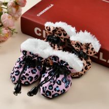 Thicken Winter Small Dogs Shoes Reflective Waterproof Puppy Snow Boots Anti-slip Soft Sole Pet Footwear Chihuahua Pug Supplies