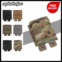 OphidianTac Molle Single 7.62 Mag Pouch Short Fast Pouch KYWI Kydex Wedge Insert Magazine Holster for 7.62mm Magazine