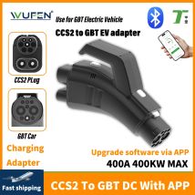 Adapter WUFEN CCS2 na GBT DC, sterowanie przez aplikację, 400A 400KW szybkie ładowanie dla BYD/JAC/AVATR/Volkswagen/Leapmotor/Zeekr/Honda/Leopard