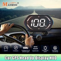 Grün/Gold LED Digital GPS Tacho Head Up Display KMH MPH Geschwindigkeitskompass mit Übergeschwindigkeitsalarm Autoelektronik für alle Autos