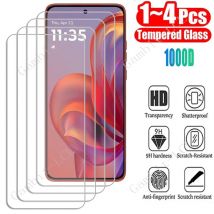 1/4PCS Tempered Glass For Motorola Edge 50 Neo 60 70 G06 Power G100 Pro G56 G86 X70 Air Moto E14 E15 G24 Screen Protector Film