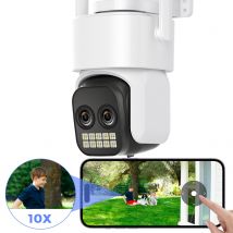 4K 10x Hybrid Zoom Dual Lens PTZ IP Kamera 8MP 3,6 + 12mm WiFi Menschliche Erkennung BESDER Audio Sicherheit Video Überwachung