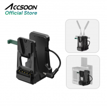 Accsoon Adattatore V-Lock per batteria V-Lock a CineView Master 4K, sistema di trasmissione video CineView 2 SDI