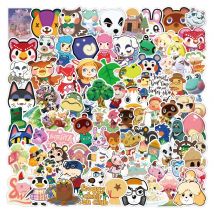 10/30/50/100pcs Classic Game Animal Crossing: New Horizons Stickers Cute Cartoon Graffiti Sticker Decals for Suitcase Diary Bike