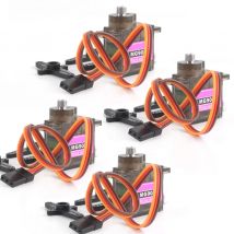 4PCS 9g MG90S All Metal Gear Micro Digital Servo 180°/270°/360° Brushed Motor Mini Servos Power Functions Parts For Plane Drone