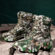 Outdoor Training Männer Taktische Stiefel High-Top Wüste Schuhe Camouflage Kampf Wanderschuhe Camouflage Stiefel