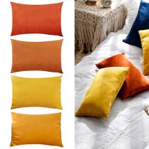 Ultraweicher, schlichter Samt-Kissenbezug für Sofa, 30 x 50 cm, Heimdekoration, bequemer Kissenbezug, nordischer Kissenbezug, Funda Cojin