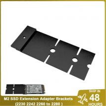 M2 SSD-Verlängerungsadapter Rack 2230 2242 2260 bis 2280 Festplattenhalterung Aluminium NVMe M.2 Extended Transfer MOD PC-Zubehör