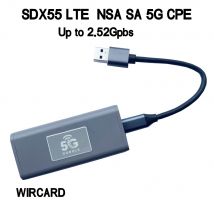 SDX55 LTE 4G 5G NSA SA USB3.1  5G CPE 2.52Gbps For Router Laptop PC