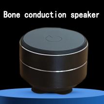 Altoparlante wireless a conduzione ossea: supporto a ventosa, suono hi-fi TWS potenziato dei bassi, loop indossabile, risonanza presenta audio dinamico