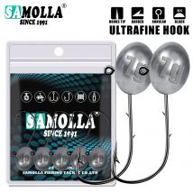Haczyk z główką jigową Rockfish Ajing Haczyki wędkarskie na miękkie robaki Przynęta Bass Fish Pesca Goods 0.8-7g 5szt/worek Szczupak Pstrąg Akcesoria