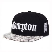 COMPTON Stickerei-Baseballkappe, Hip-Hop-Snapback-Kappen für Herren und Damen, verstellbare, lässige Papa-Hüte