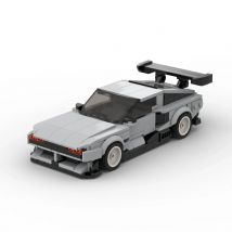 InhawBrick Speed Racing Sportfahrzeug Racer N Vision 74, Auto-Baustein, Erwachsene, Ziegel-Sets, Modellspielzeug für Kinder