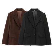 ETJ 2025 Frühjahr neue Damen-ZW-Serie, elegante Mode für Pendler, kurzer Rock-Stil mit langärmliger Anzugjacke