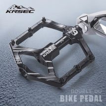 KRSEC Doppel-DU Fahrrad Pedal CNC Aluminium Legierung Anti Slip MTB Rennrad Pedal Erweitern Pedale Beruf Fahrrad Zubehör