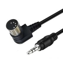 90 Grad rechts 5 Pin DIN MIDI Stecker 3,5 mm Anschluss Stecker auf Stecker Stereo Jack Audio Verlängerungskabel 150 cm 1,5 m 3 m Hohe Qualität