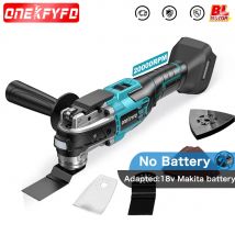 ONEKFYFD elettrico Brushless oscillante 6 velocità Trimmer sega ristrutturazione macchina elettrica multifunzione per batteria Makita 18V