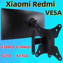 G34WQi VESA Adapter For Xiaomi Redmi 27" 34" Monitors X27G9 G27Q G Pro 27i G34WQ 75x75 to 100x100 VESA Mount Adapter Bracket
