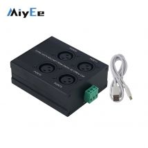 Controlador de luz de superposición SL04 DMX512 incorporado 54 tipos de efectos RGB compatible con protocolos ARTNET/SACN