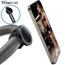 Tenmtoo Magnetic Phone Holder for MagSafe Phone Grip Gym Phone Holder Fitness Bike Mount Compatible with iPhone 16 15 14 13