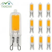 Super Bright G9  LED Light Bulb 7W 9W 12W15W AC 220V/110V Glass Lamp  Constant Power Light LED Lighting G9 COB Bulbs wholesale