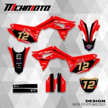 Mchmfg kunden spezifische Team grafiken hintergründe Aufkleber aufkleber für honda 2016-2019 crf250r 2018 2021 crf450r
