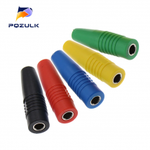 10PCS 4MM Bananenbuchse weibliche Adapterverlängerung Isolierte Bananenstecker Koppler Stecker