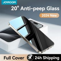 Joyroom 1/2Pcs 20°Anti-spy Glass For iPhone 16 15 Pro Max Glass For iPhone 16 15 14 13 12 Pro Max Privacy Screen Protector Glass