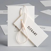 Kunden spezifische Kleidung drucken hängen Tags Preis schild Papiere ti ketten für Kleidung personal isierte Etikette